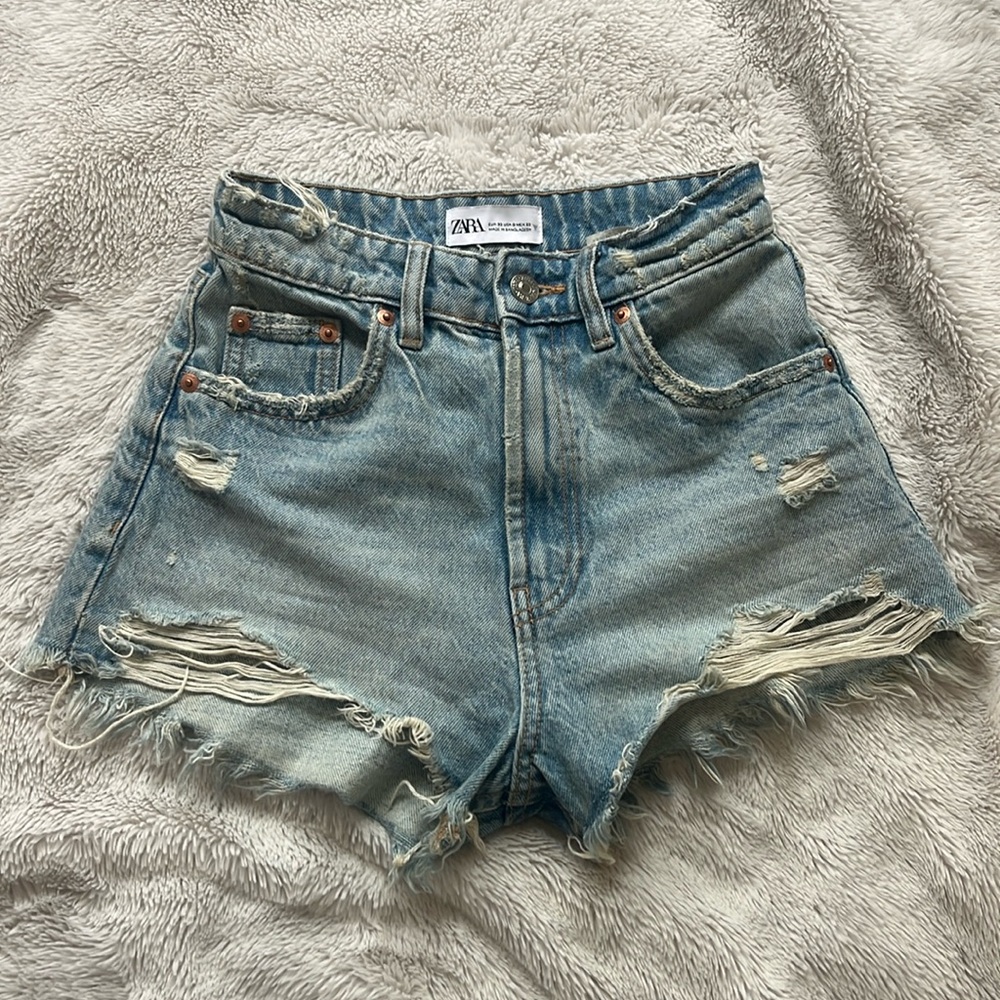 Zara jean shorts